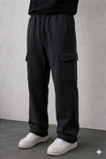 Men's Premium Cargo Trousers - Black